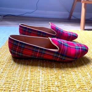 JCrew Tartan Plaid Size 10 Shoes